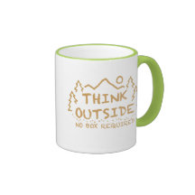 Think Outside, No Box Required Mugs
