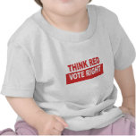 Think Red Vote Right Shirts