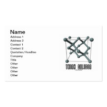 Think Silicon (Silicon Crystal Structure) Business Cards