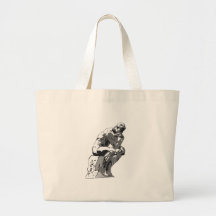 thinker tote bags