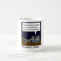 Thinker's Jokes Mug