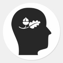 Thinking About Ecology Round Sticker
