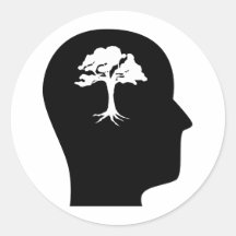 Thinking About Environmental Science Round Stickers