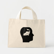 Thinking About Fishing Canvas Bag