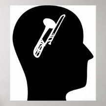 Thinking About Trombone Posters
