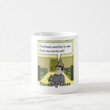 Thinking Jokes Coffee Mug