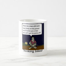 Thinking Jokes! Coffee Mugs
