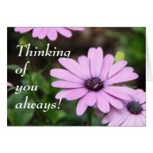 Thinking of you always! cards