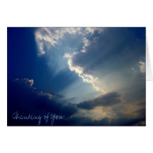 'Thinking of You' photo notecard