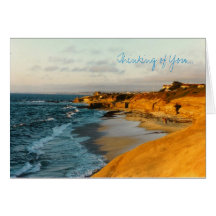 'Thinking of You' photo notecard