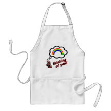 Thinking of You Rainbow Aprons