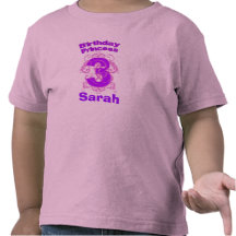 Third Birthday Princess Shirt