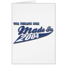This awesome dude made in 2004 greeting cards