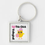This Chick Loves Volleyball Key Chains