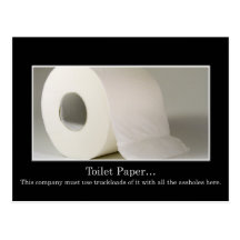 This company must use a lot of toilet paper post card