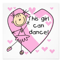This Girl Can Dance T-shirts and Gifts Custom Announcement