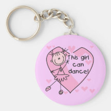 This Girl Can Dance T-shirts and Gifts Key Chains