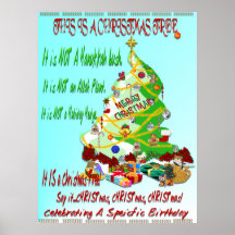 This Is A Christmas Tree Poster