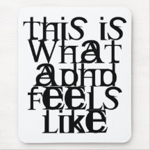 This is ADHD Mousepad