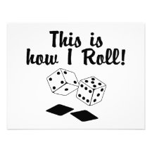 This Is How I Roll Personalized Invitation
