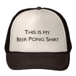 This Is My Beer Pong Shirt Mesh Hats