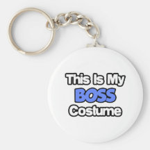 This Is My Boss Costume Key Chains