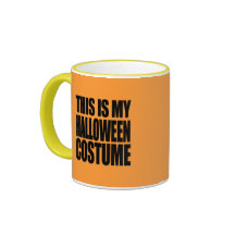 THIS IS MY HALLOWEEN COSTUME - COFFEE MUG