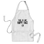 This is my happy face apron