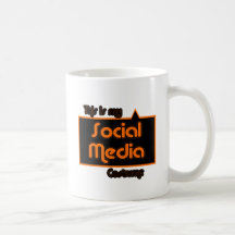 THIS IS MY SOCIAL MEDIA COSTUME COFFEE MUG