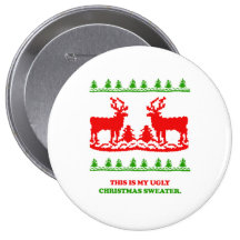This is my ugly Christmas Sweater Pins