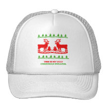 This is my ugly Christmas Sweater Trucker Hat