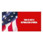 This is not a republican symbol picture card