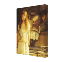 This is Our Corner by Sir Lawrence Alma Tadema Gallery Wrapped Canvas