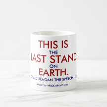 THIS IS , THE, EARTH., LAST STAND, ON, RONALD R... MUG