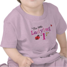 This Little Ladybug is One Tee Shirt