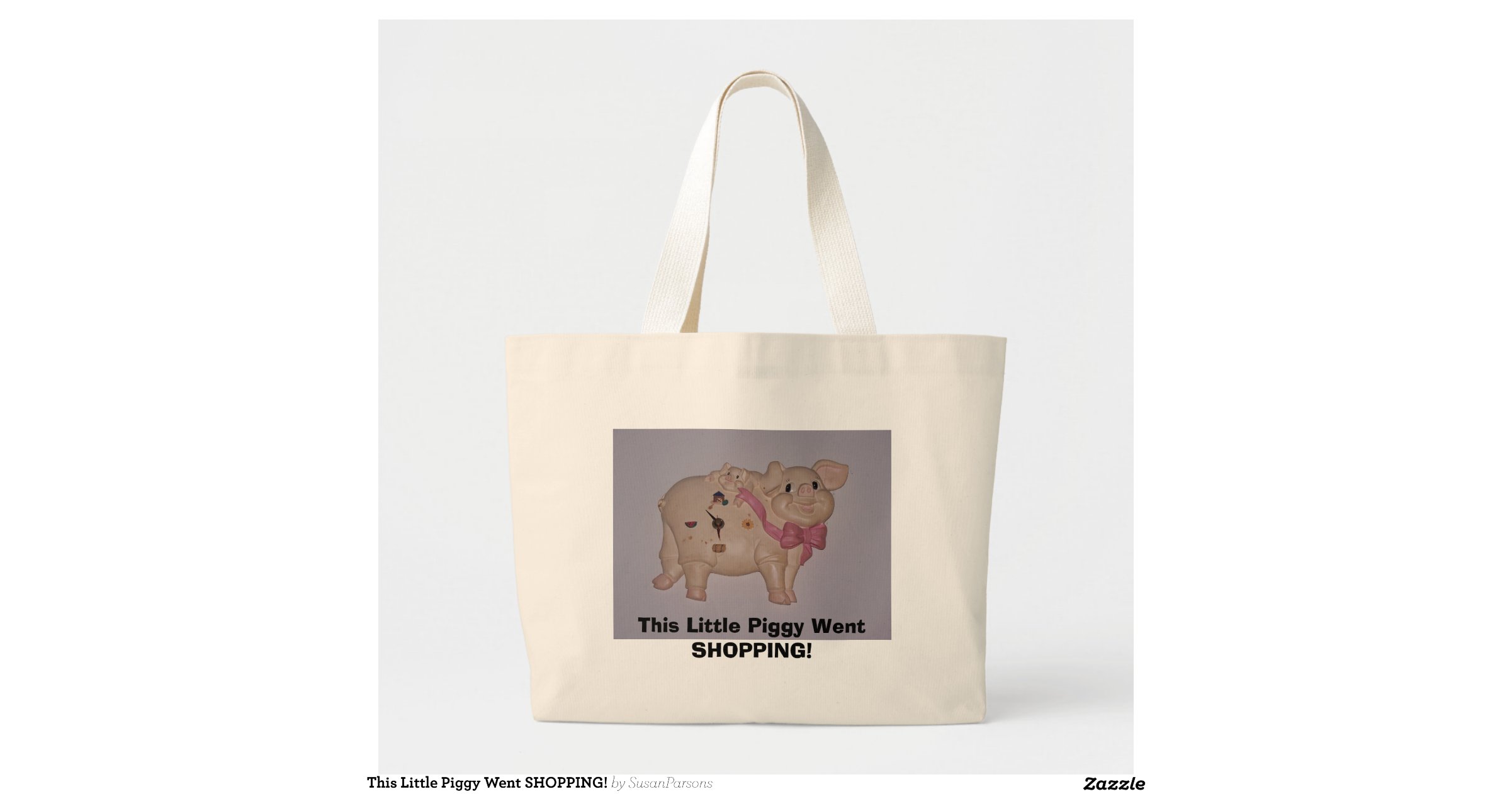 8 Fab Shopping Bags this piggy went shopping bags zazzle 8 Fab Shopping Bags this piggy went shopping bags zazzle