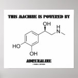 This Machine Is Powered By Adrenaline (Molecule) Print