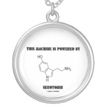 This Machine Is Powered By Serotonin (Chemistry) Custom Jewelry