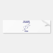 This Machine Is Powered By Steviol (Molecule) Bumper Stickers