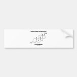 This Machine Is Powered By Testosterone (Molecule) Bumper Sticker