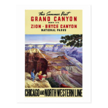 This Summer Visit Grand Canyon Post Cards