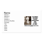 Thomas Edison To Invent Need Good Imagination Junk Business Card