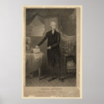 THOMAS JEFFERSON Lithograph by Cornelius Tiebout Posters