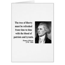 Thomas Jefferson Quote 12b Card