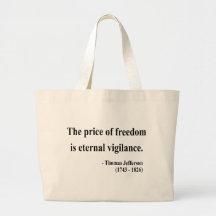 Thomas Jefferson Quote 2a Tote Bag