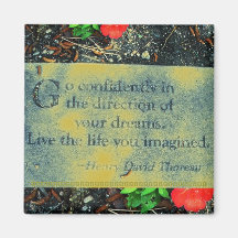 Thoreau Quote Magnet