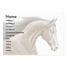 Thoroughbred Profile Card Business Card Template