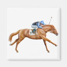 Thoroughbred Racehorse Magnet