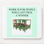 thoroughbred racing lovers mousepads
