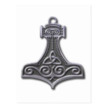 Thor's Hammer-silver Post Cards